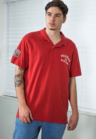 VINTAGE POLO RALPH LAUREN SHIRT LOGO 90S XXL 11.5