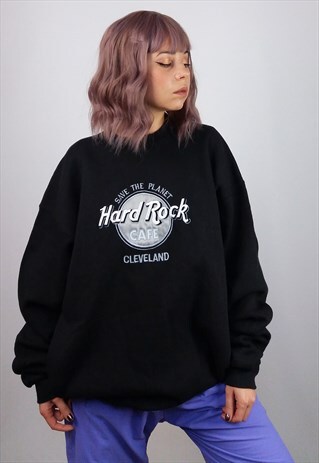 VINTAGE HARD ROCK CAFE CLEVELAND UNISEX RETRO SWEATSHIRT