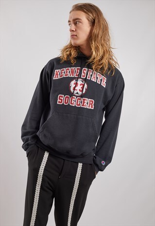 VINTAGE CHAMPION KEENE STATE SOCCER HOODIE