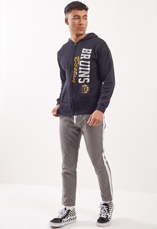 VINTAGE BOSTON BRUINS ZIP-UP HOODIE