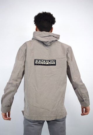 VINTAGE 90S NAPAPIJRI BROWN HOOD JACKET