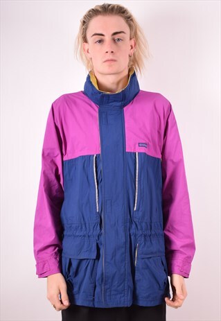 MENS VINTAGE RAIN JACKET XL MULTI 90S