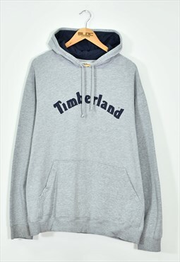Vintage Timberland Hooded Sweatshirt Grey XLarge