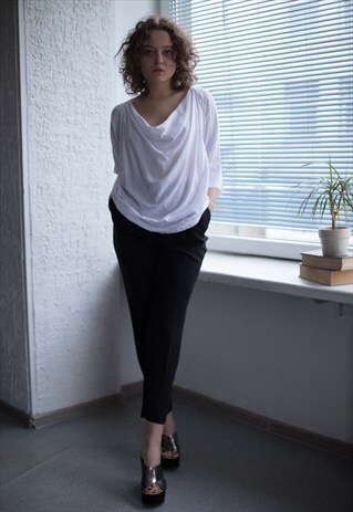 VINTAGE 90'S WHITE HANGING BLOUSE
