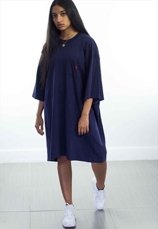 VINTAGE POLO RALPH LAUREN DRESS T-SHIRT 90S X 9.3