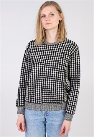 90'S HOUNDSTOOTH JUMPER