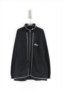 Asics Zip Sweatshirt  in Black - XL