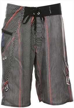 Vintage Striped Shorts - W31