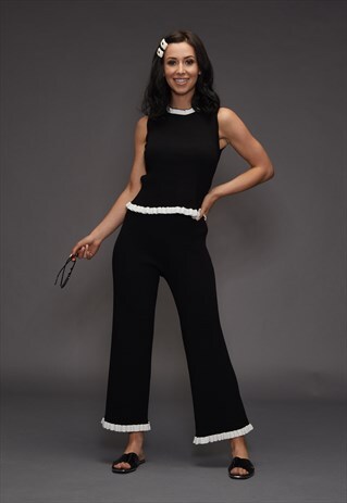 ELLA LOUNGE AND TWIN SET BLACK