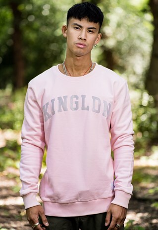 BLACKWALL VARSITY SWEATSHIRT - BLUSH PINK