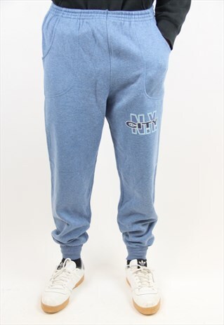 VINTAGE BLUE TRACKSUIT BOTTOMS