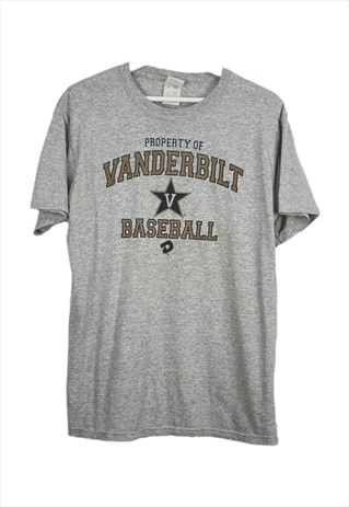 VINTAGE VANDERBILT T-SHIRT IN GREY M