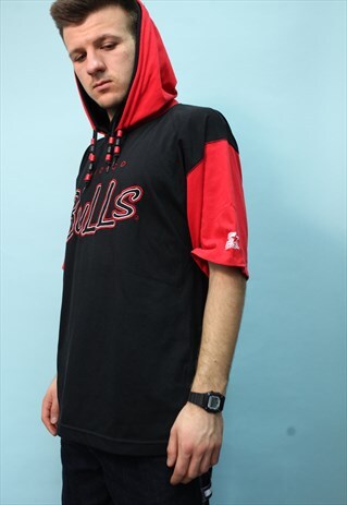 VINTAGE 90'S STARTER CHICAGO BLLUS T-SHIRT