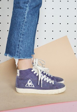 VINTAGE LE COQ SPORTIF SNEAKERS PURPLE SUEDE