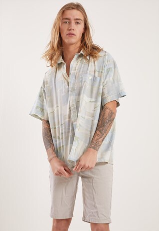 VINTAGE PATTERNED SHORT SLEEVE SHIRT