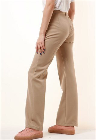 90S VINTAGE HIGH WAISTED FLARE TROUSERS 923