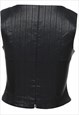 VINTAGE STRIPED 1990S WAISTCOAT - M
