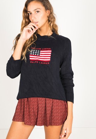 VINTAGE 80S POLO RALPH LAUREN JUMPER / R082