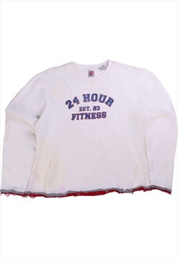 Vintage 90's 24 Fitness Sweatshirt 24 Hour Crewneck