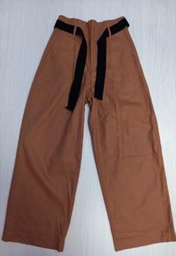 00's Pomandere Trousers Tan Brown Cashmere