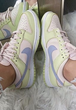Custom rflctve lace dunk low "lime ice"