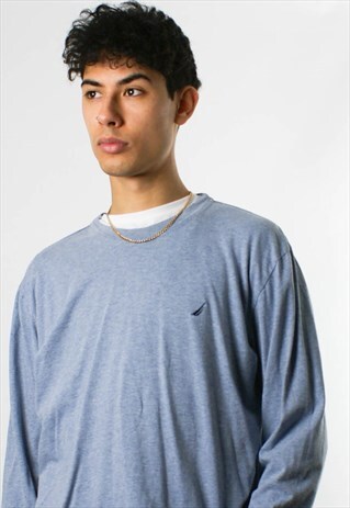 VINTAGE NAUTICA LONG SLEEVE ROUND NECK T-SHIRT