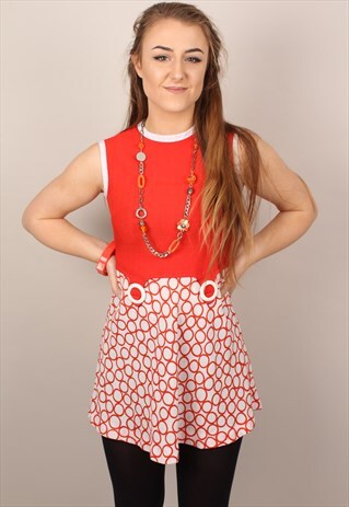 VINTAGE 60'S MINI DRESS ASM1629