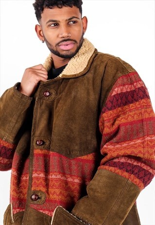 VINTAGE SHERPA LINED JACKET J3229