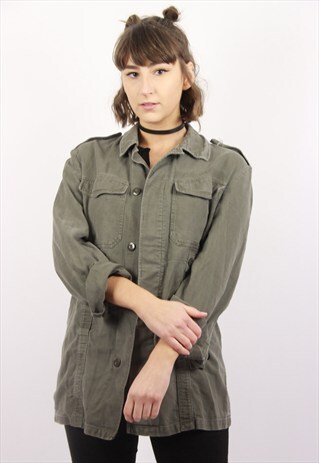 VINTAGE ARMY SHIRT JACKET