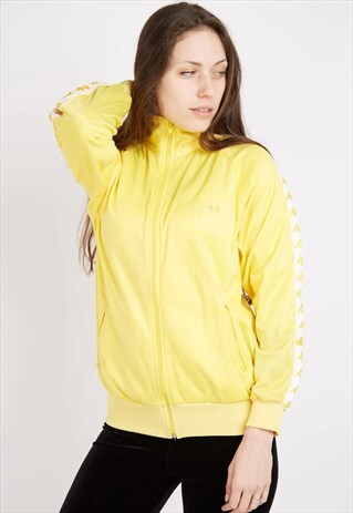 VINTAGE YELLOW KAPPA TRACK JACKET