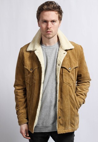 VINTAGE CORDUROY SHERPA JACKET
