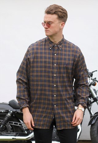 RALPH LAUREN USA TONAL PLAID CHECK SHIRT