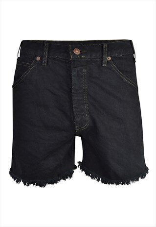 00S BLACK DENIM SHORTS
