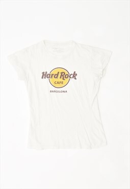 Vintage 90's Barcelona Hard Rock Cafe T-Shirt Top White