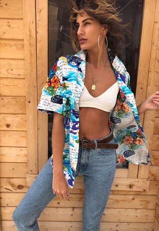 OVERSIZED RETRO 90S 80S VINTAGE UNISEX FESTIVAL SHIRT