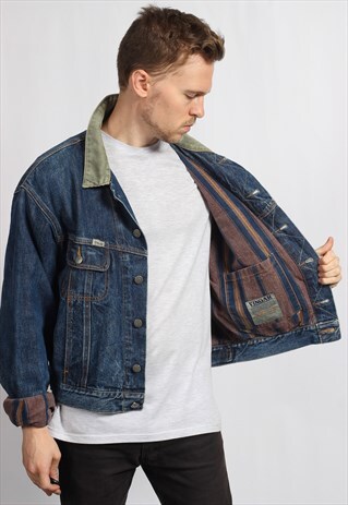 VINTAGE BLANKET LINED DENIM JACKET