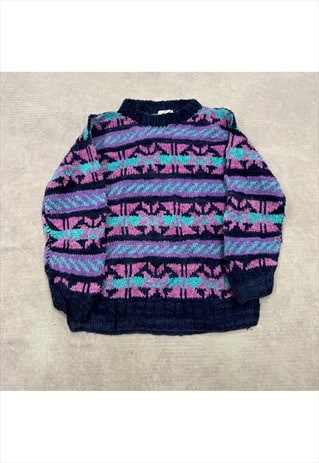 Vintage knitted jumper Women's L