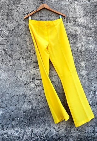 VINTAGE 70S DEADSTOCK TROUSERS YELLOW