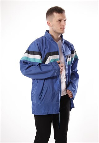 VINTAGE ADIDAS SHELL WINDBREAKER JACKET LOGO OVERSIZED 12960