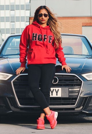 RED HOPE HOODIE
