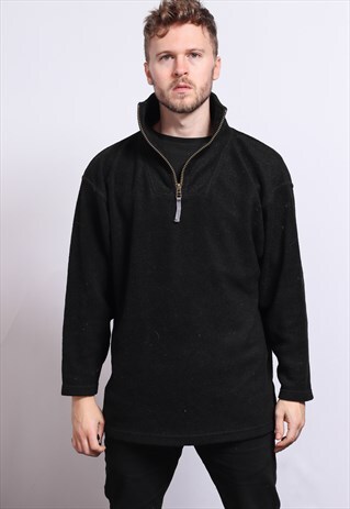VINTAGE HALF ZIP FLEECE TOP