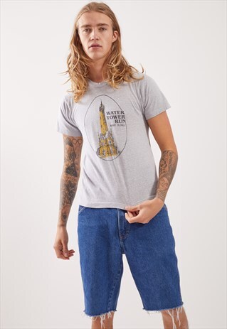VINTAGE 1983 WATER TOWER RUN GRAPHIC T-SHIRT