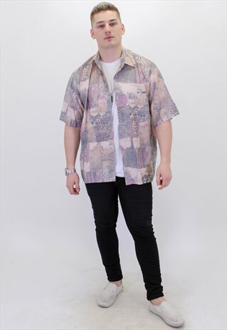 VINTAGE PATTERN FESTIVAL SHIRT
