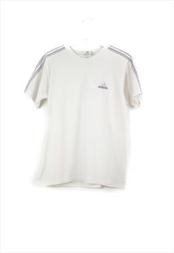 Vintage Adidas T-Shirt in White S