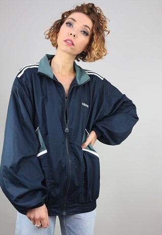 VINTAGE RETRO OVERSIZED ADIDAS WINDBREAKER JACKET