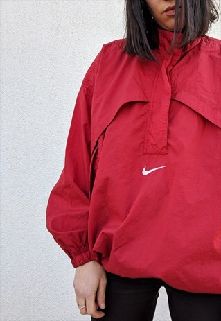 VINTAGE HALF ZIP SHELL SWEATSHIRT