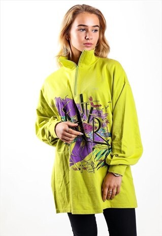 VINTAGE 1/4 ZIP SWEATSHIRT SW254B