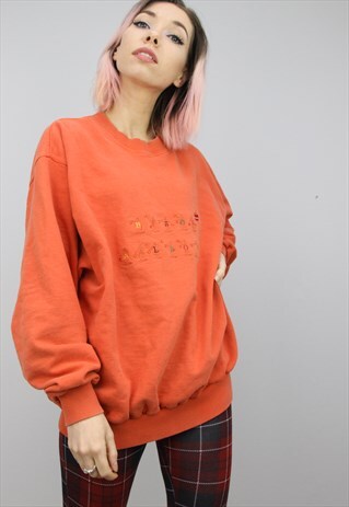 VINTAGE 90S OVERSIZED SWEATER SWEATERSHIRT