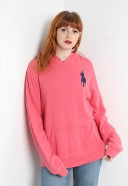 Vintage Polo Ralph Lauren Sweatshirt Hoodie - Pink