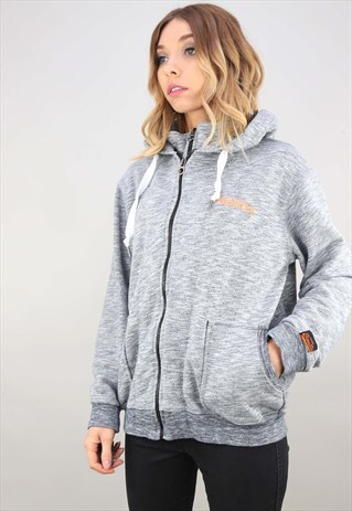 RETRO SUPERDRY ZIP UP HOODIE TRACK TOP